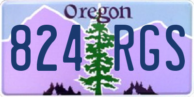OR license plate 824RGS