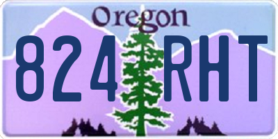 OR license plate 824RHT