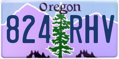 OR license plate 824RHV