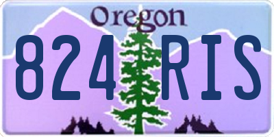 OR license plate 824RIS