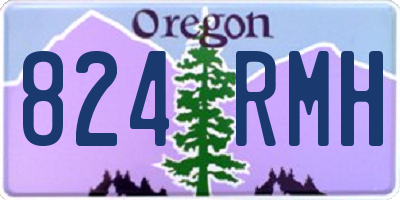 OR license plate 824RMH
