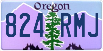 OR license plate 824RMJ