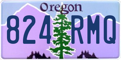OR license plate 824RMQ
