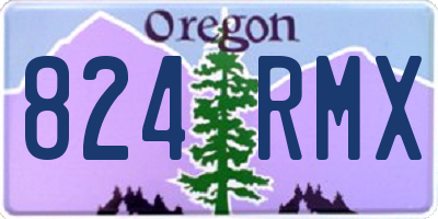 OR license plate 824RMX