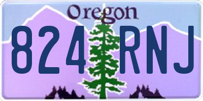 OR license plate 824RNJ