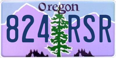 OR license plate 824RSR
