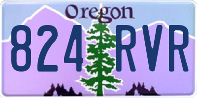 OR license plate 824RVR