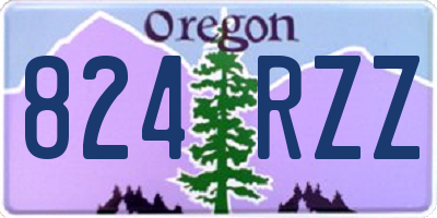 OR license plate 824RZZ