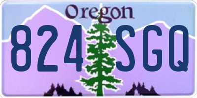 OR license plate 824SGQ