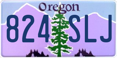 OR license plate 824SLJ