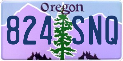OR license plate 824SNQ