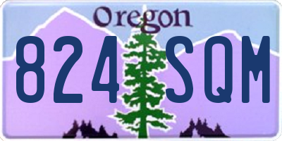 OR license plate 824SQM