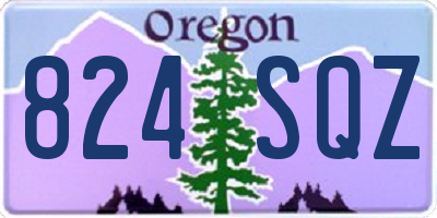 OR license plate 824SQZ