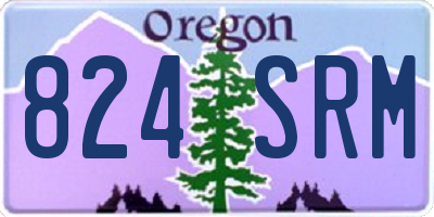OR license plate 824SRM