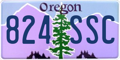 OR license plate 824SSC