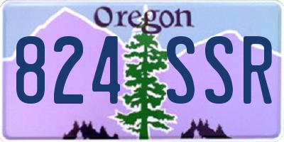 OR license plate 824SSR