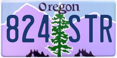 OR license plate 824STR