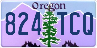 OR license plate 824TCQ