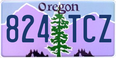 OR license plate 824TCZ