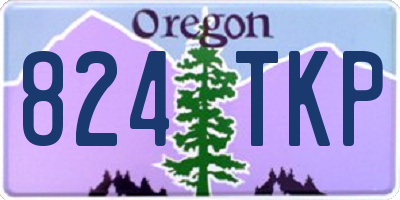 OR license plate 824TKP