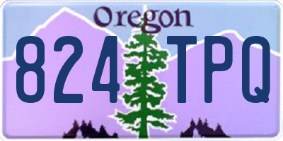 OR license plate 824TPQ
