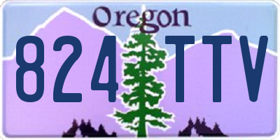 OR license plate 824TTV