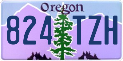 OR license plate 824TZH