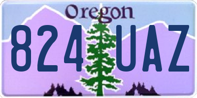 OR license plate 824UAZ