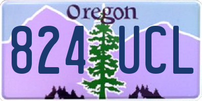 OR license plate 824UCL