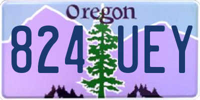 OR license plate 824UEY