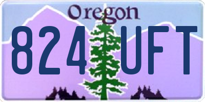 OR license plate 824UFT