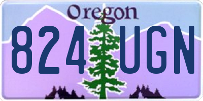 OR license plate 824UGN