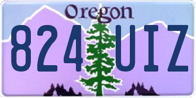 OR license plate 824UIZ