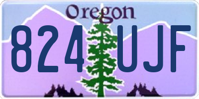 OR license plate 824UJF