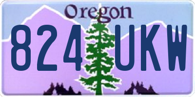 OR license plate 824UKW