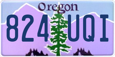 OR license plate 824UQI
