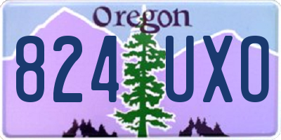 OR license plate 824UXO