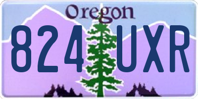 OR license plate 824UXR