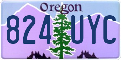 OR license plate 824UYC