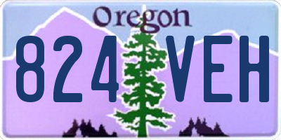 OR license plate 824VEH