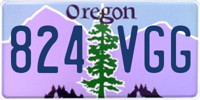 OR license plate 824VGG