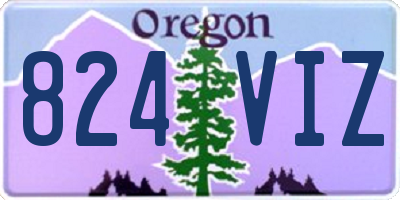 OR license plate 824VIZ