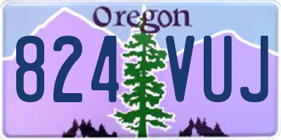 OR license plate 824VUJ