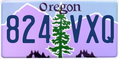 OR license plate 824VXQ