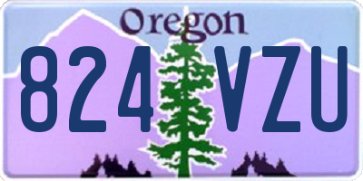 OR license plate 824VZU