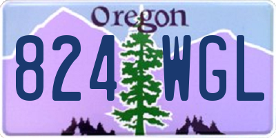 OR license plate 824WGL