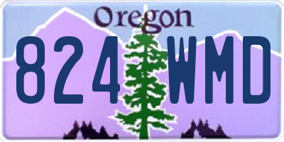OR license plate 824WMD