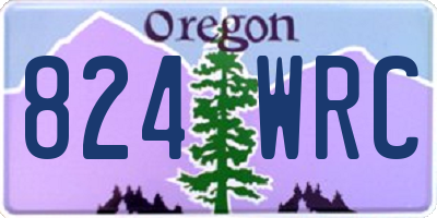 OR license plate 824WRC