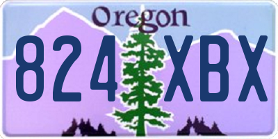 OR license plate 824XBX