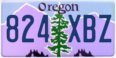 OR license plate 824XBZ